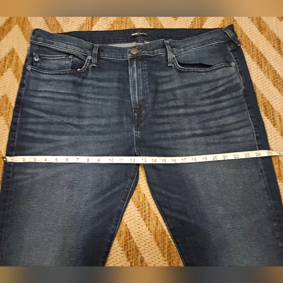 True Religion Jeans Men's Blue Denim Jeans Relaxed Skinny Rocco No Flap SE 42x33 - Picture 11 of 15